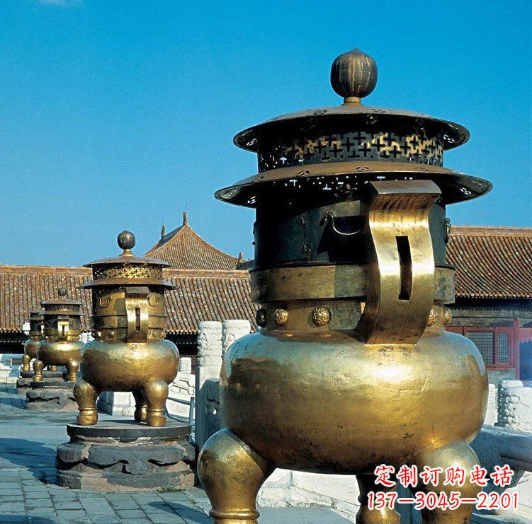 内蒙古专业的三足香炉雕塑