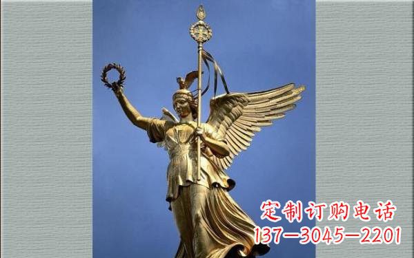 内蒙古优雅的胜利女神铜雕