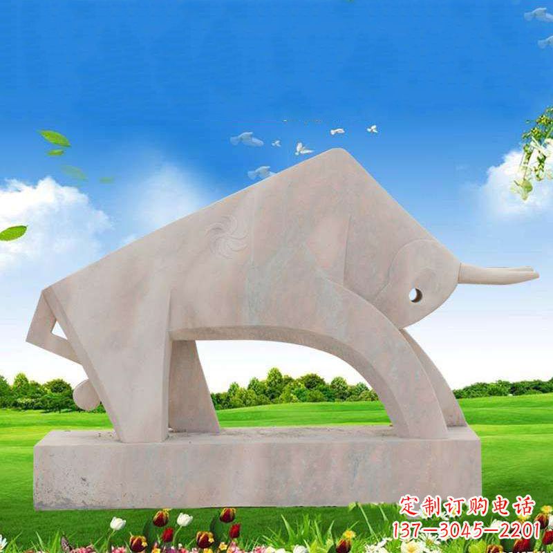 内蒙古中领雕塑-生肖牛雕塑