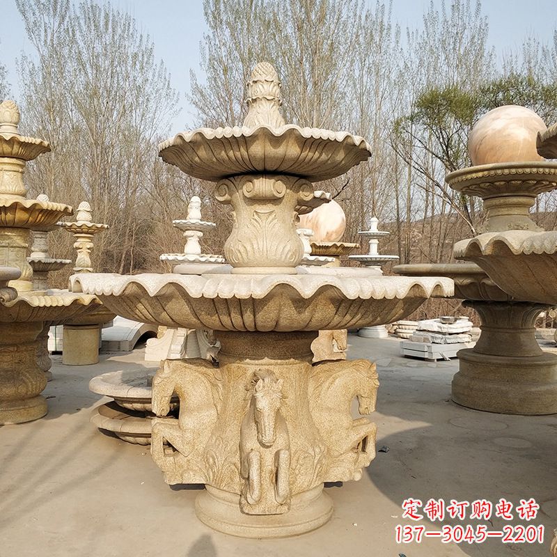 内蒙古欧式喷泉雕塑，尽显高雅华贵