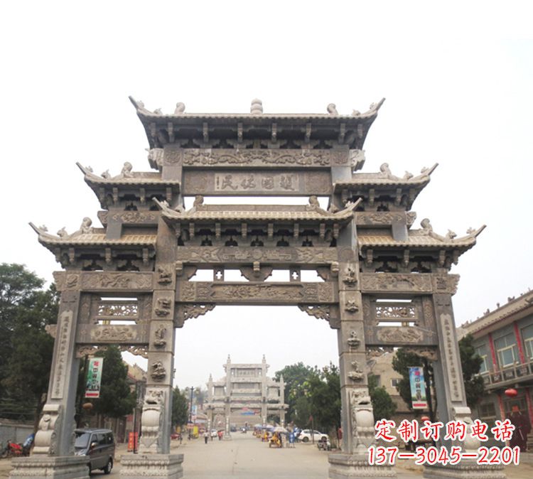 内蒙古石牌坊 九楼