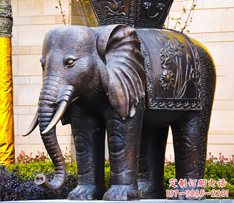 内蒙古铜雕大象