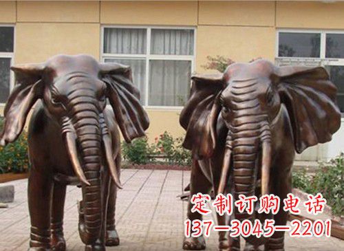 内蒙古铜雕大象222