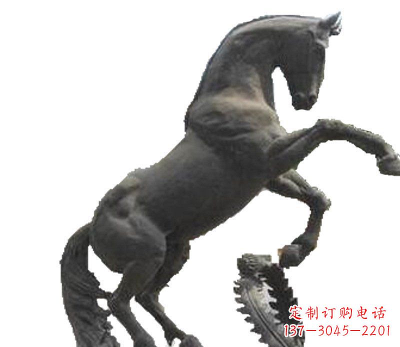 内蒙古铜雕广场街道景观摆件动物马雕塑