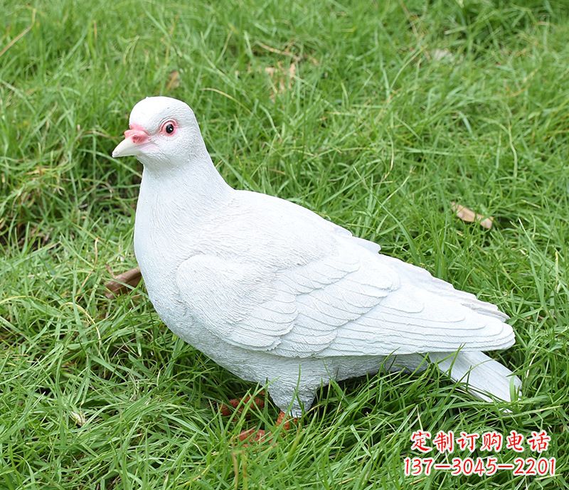 内蒙古潍坊和平鸽雕塑女孩