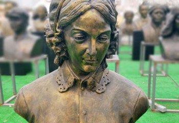 内蒙古南丁格尔纯铜头像雕像——传承慈善精神