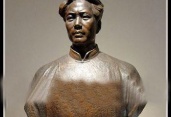 内蒙古青年毛主席胸像铜雕：一份永恒的礼物