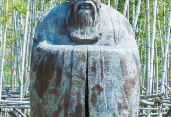 内蒙古青铜孔子人像雕塑，真实还原历史智慧精神