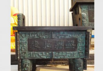 内蒙古青铜香炉雕塑，传承中国文化