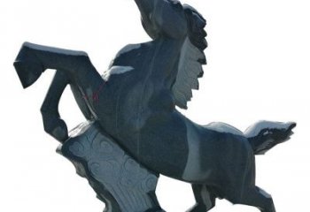 内蒙古中领雕塑的高精度石质马雕塑，是由于其精美…