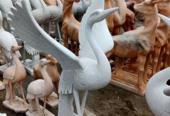 内蒙古丹顶鹤雕塑，令您汲取自然之美