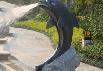 内蒙古海豚雕塑：惊艳世间，把精灵捧在掌心
