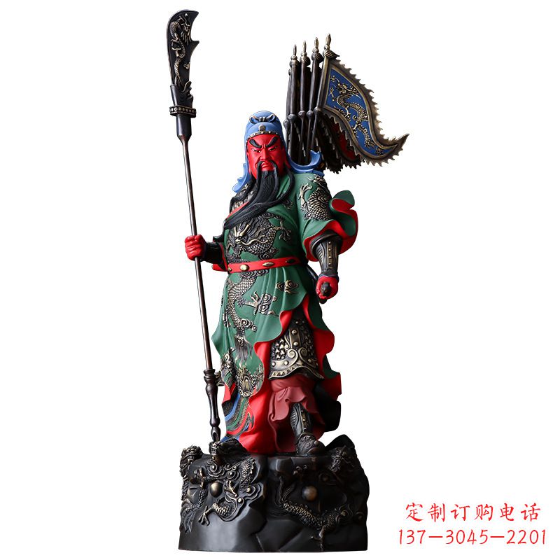 内蒙古武财神关二爷雕塑