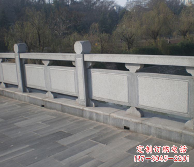 内蒙古园林仿古石栏板景观石雕 (7)