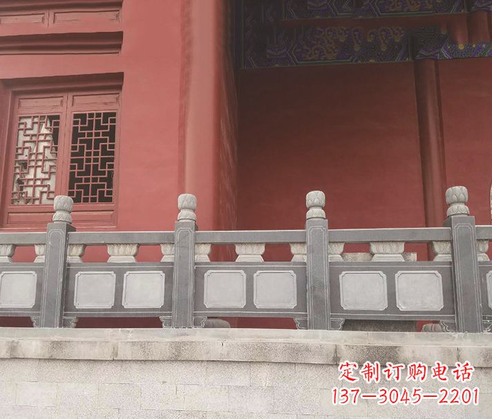 内蒙古园林仿古石栏板景观石雕 (8)