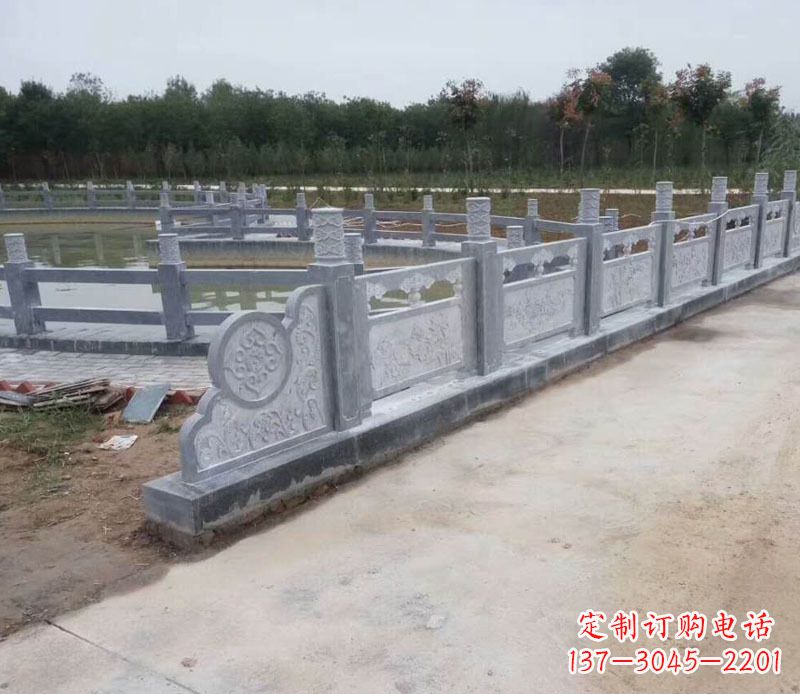 内蒙古园林仿古石栏板景观石雕 (11)