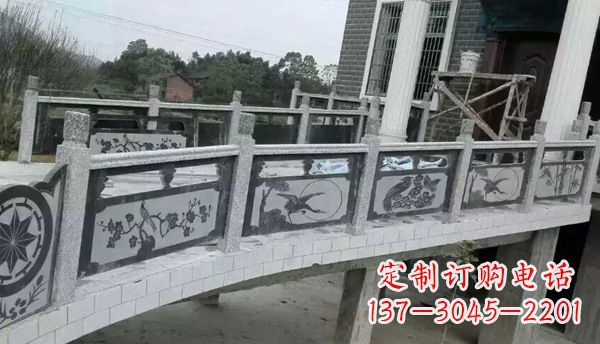 内蒙古园林仿古石栏板景观石雕 (10)