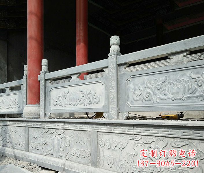 内蒙古园林仿古石栏板景观石雕_1 (3)
