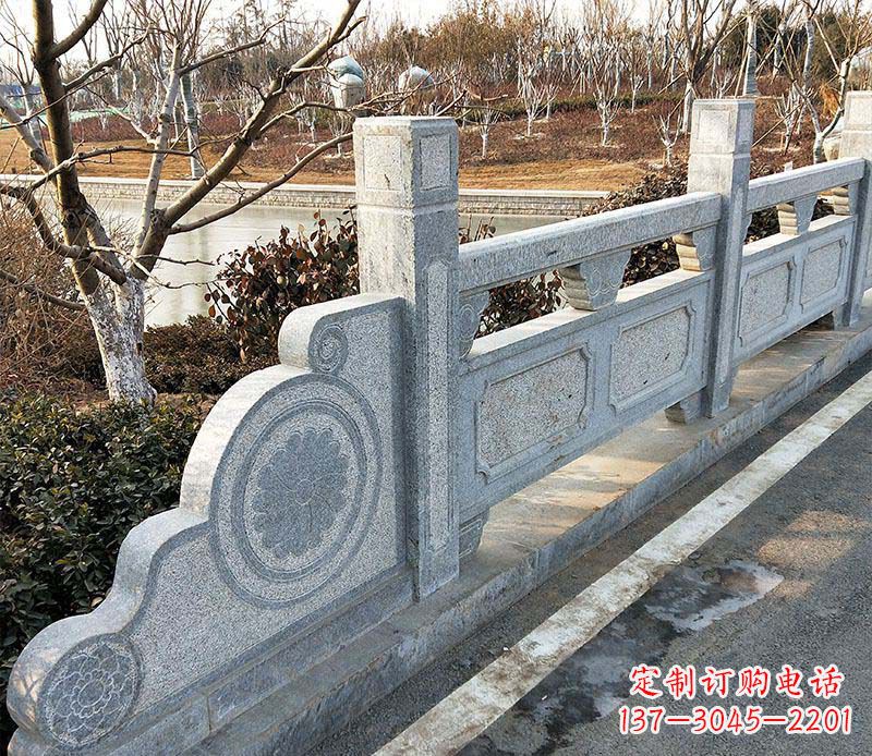 内蒙古园林仿古石栏板景观石雕_1