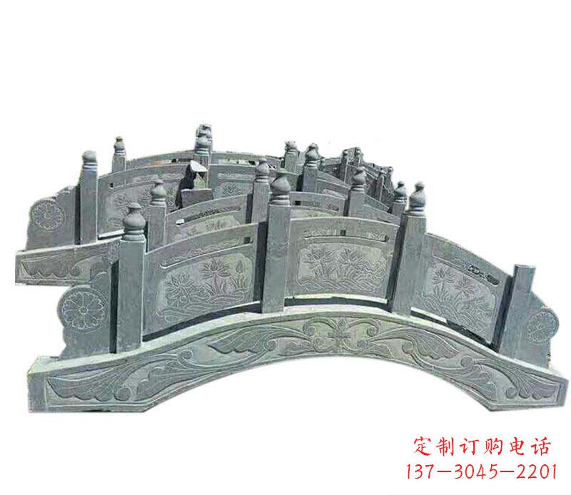 内蒙古园林仿古石栏板景观石雕_2