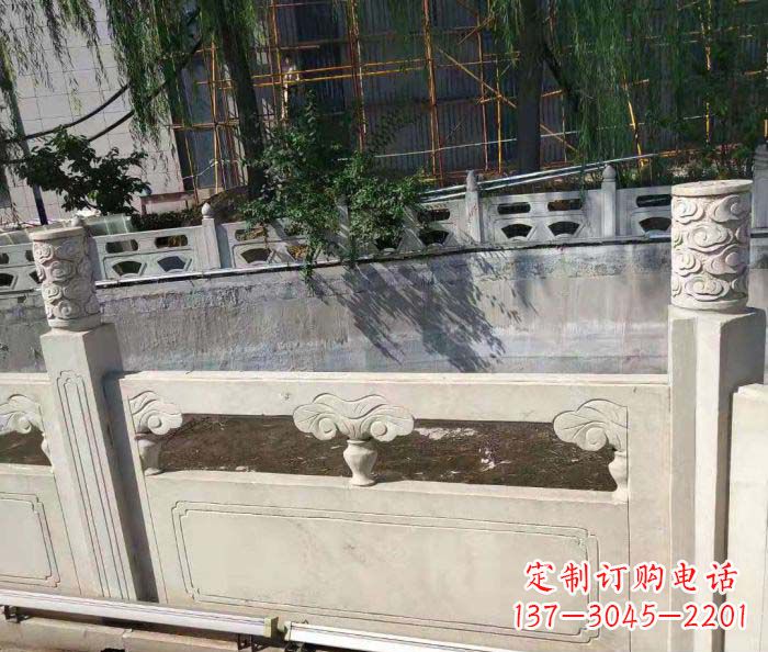 内蒙古园林景观大理石栏板石雕 (6)