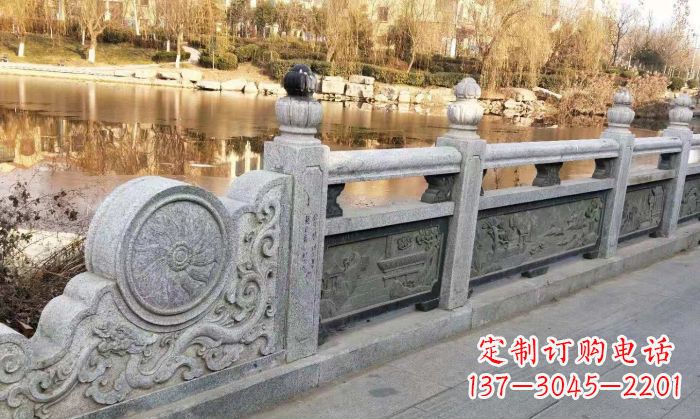 内蒙古园林景观大理石栏板石雕 (10)