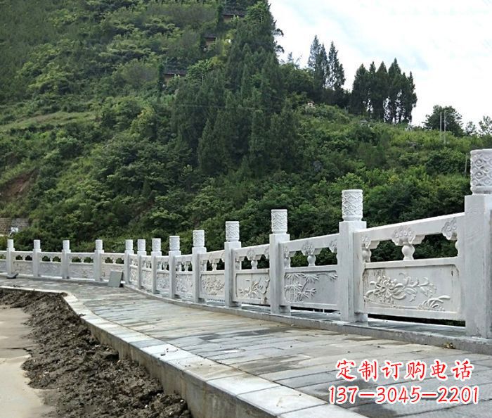 内蒙古园林景观大理石栏板石雕_2