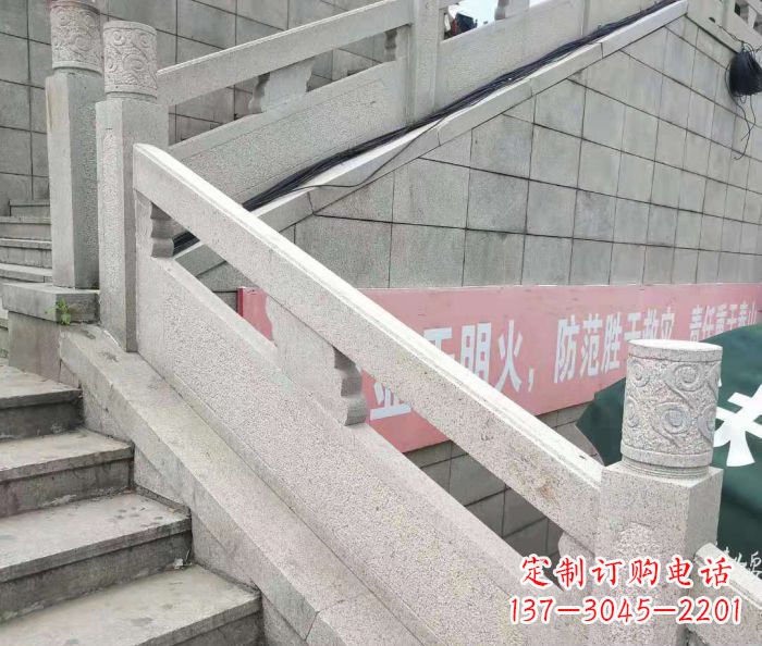 内蒙古园林景观大理石桥栏板石雕_1 (2)