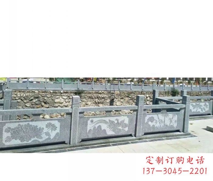 内蒙古园林景观仿古石雕栏板 (5)