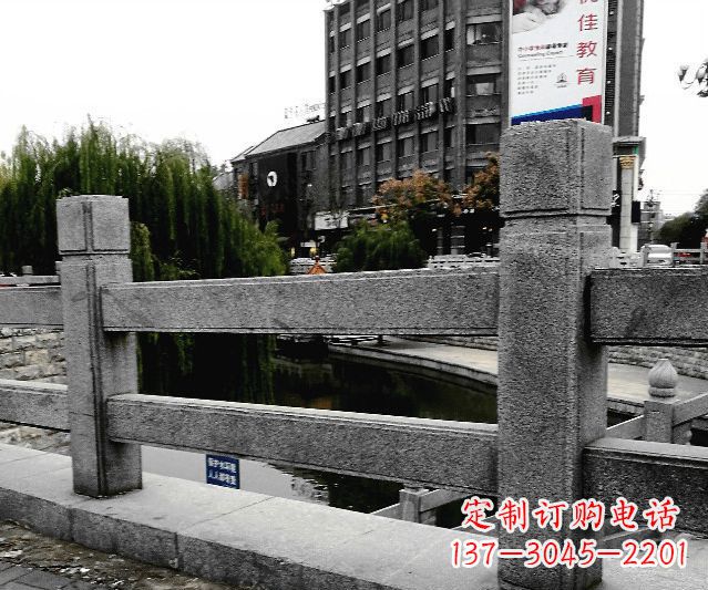 内蒙古园林景观仿古石雕栏板 (9)