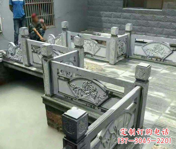 内蒙古园林景观仿古石浮雕栏板 (4)