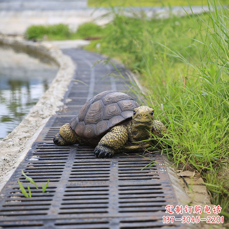 内蒙古园林水景动物仿真乌龟雕塑