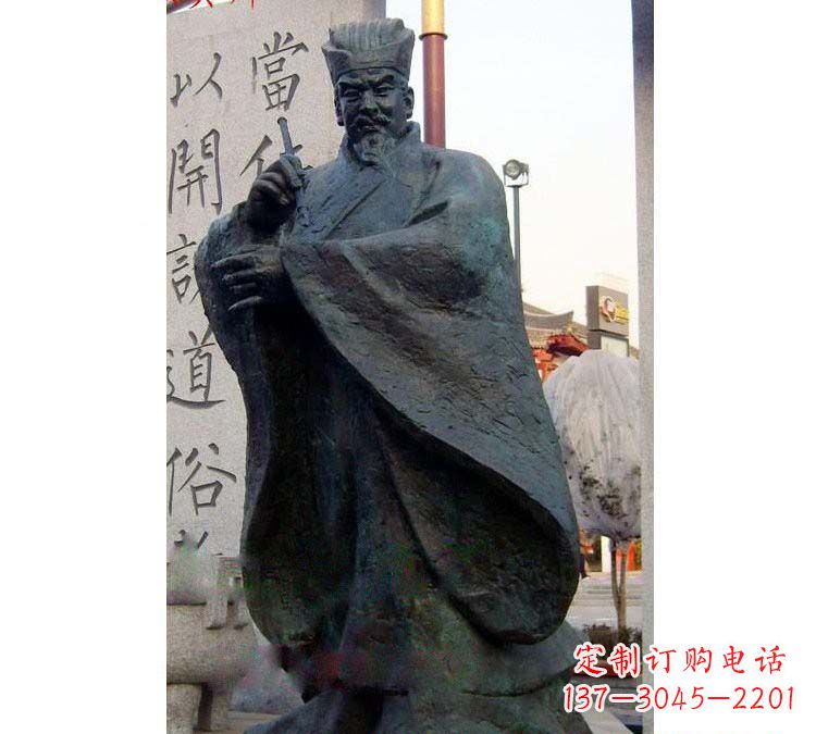 内蒙古铸铜古代名人颜真卿