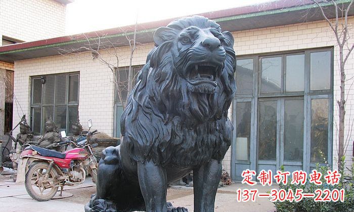内蒙古铸铜狮子铜雕